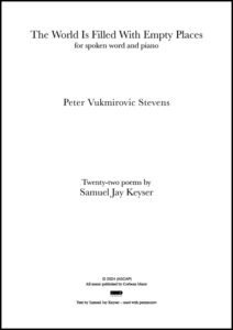 The World Is Filled Score